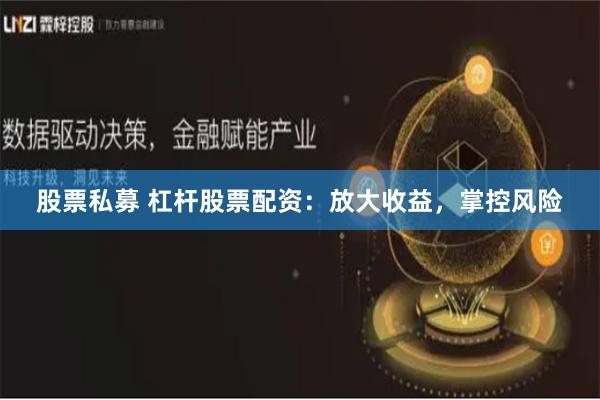 股票私募 杠杆股票配资：放大收益，掌控风险